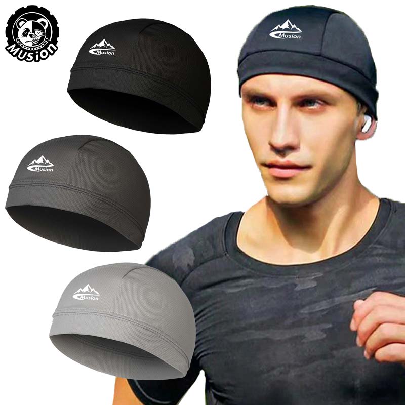 Skull Cap Helmet Liner - Berretto sottocasco Musion ventilato, assorbe il