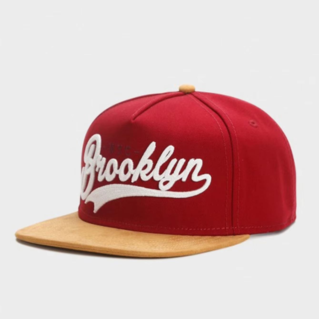 Snapback Hat Flat - BROOKLYN Cappello Snapback di Lusso con