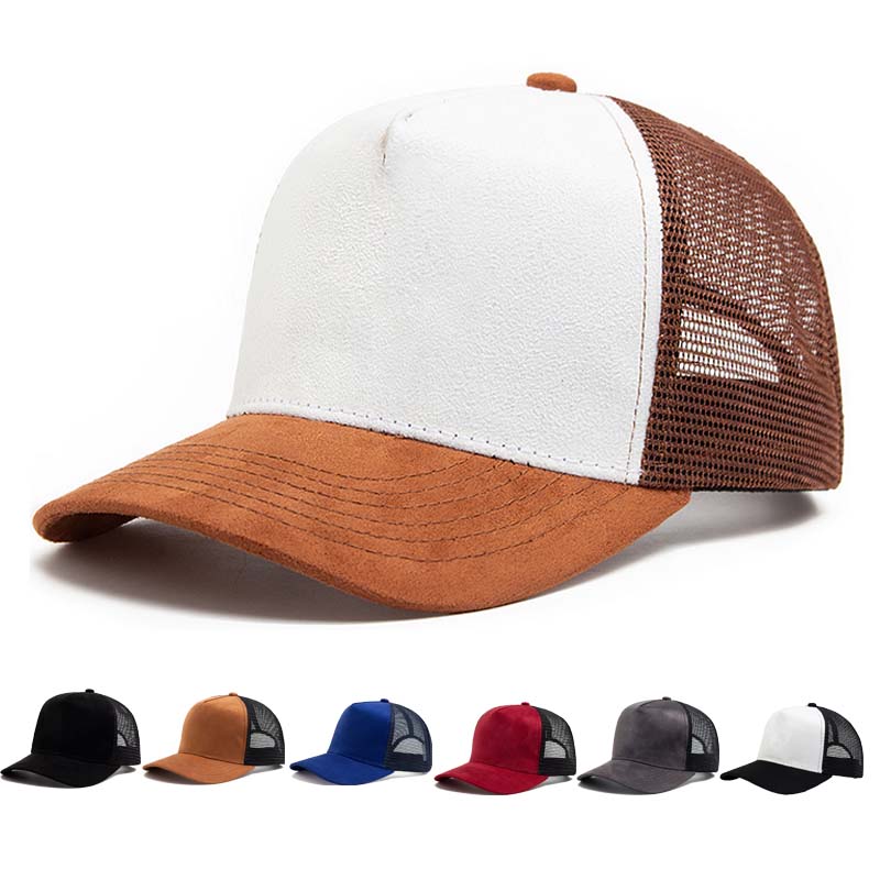 Corduroy Cap 5 Panel - Cappello da baseball in rete e