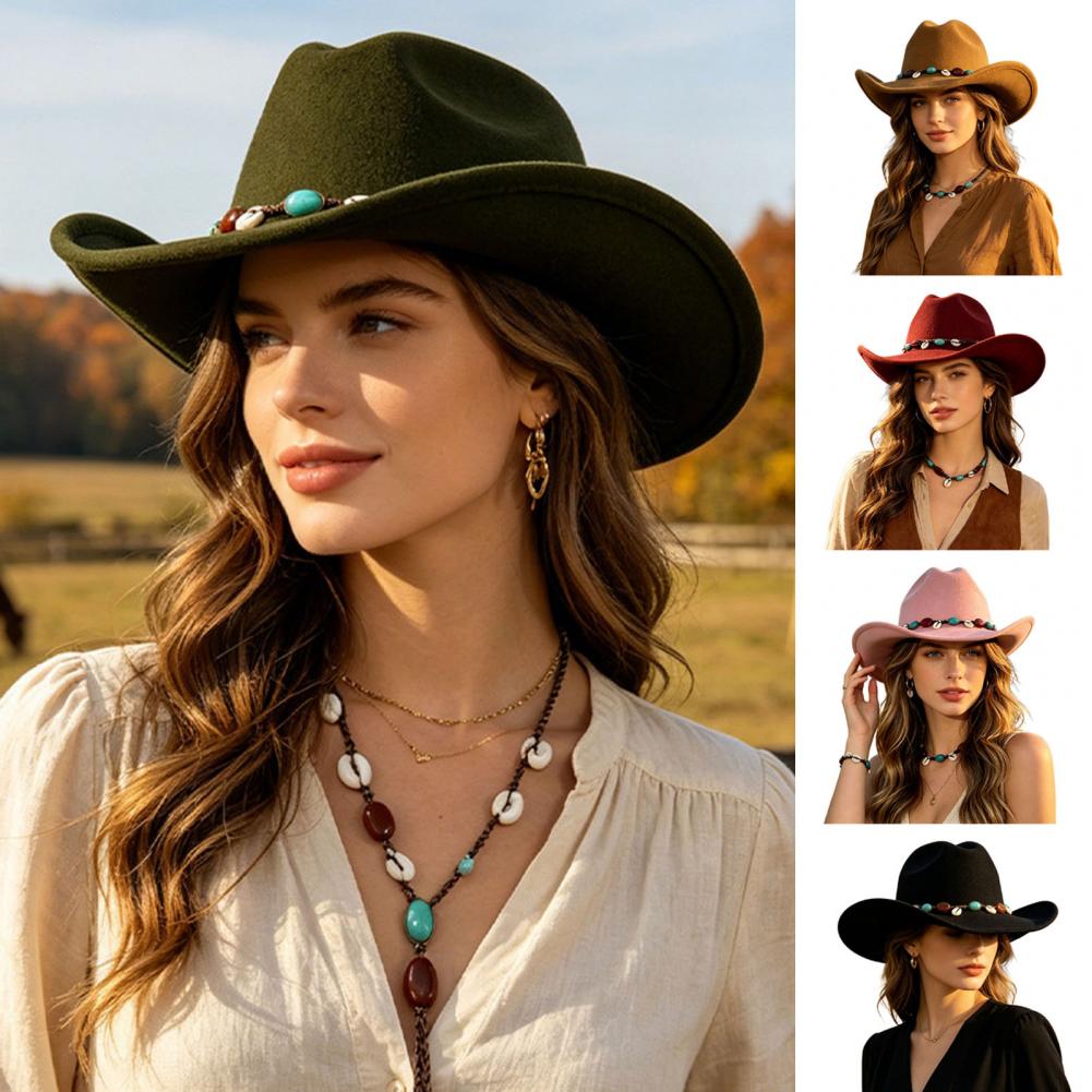 Cappello in stile western da c - Fedora Hat Wool recensione e prezzo