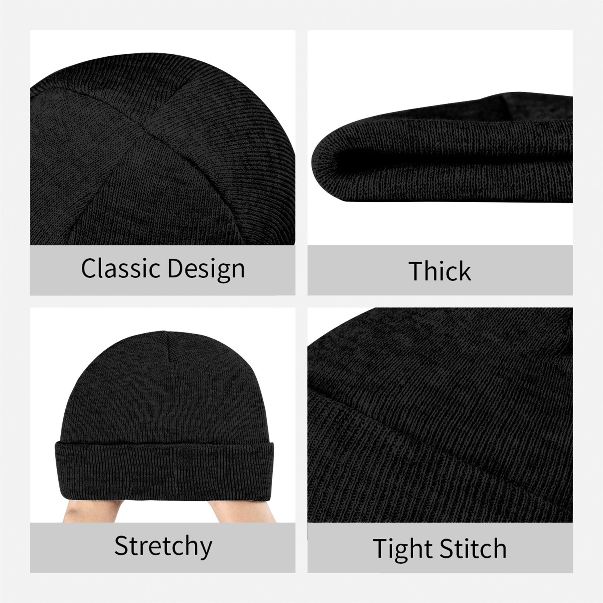 Berretto in Maglia a Costine c - Beanie Cuffed Knit recensione e prezzo